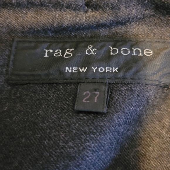 Rag and Bone Corset Waist Paneled Wool Skirt - Picture 7 of 7